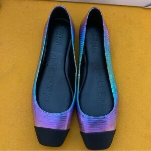 Pair of original Karl Lagerfeld Paris women’s Zayna Flats size 9M
